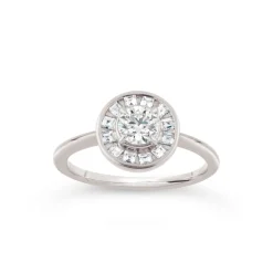Dinny Hall Ava 18K Fine Brilliant & Carre Cut Diamond Ring