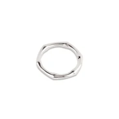Dinny Hall Bamboo Ring In Sterling Silver