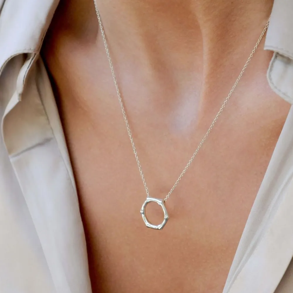 Dinny Hall Bamboo Round Slider Pendant