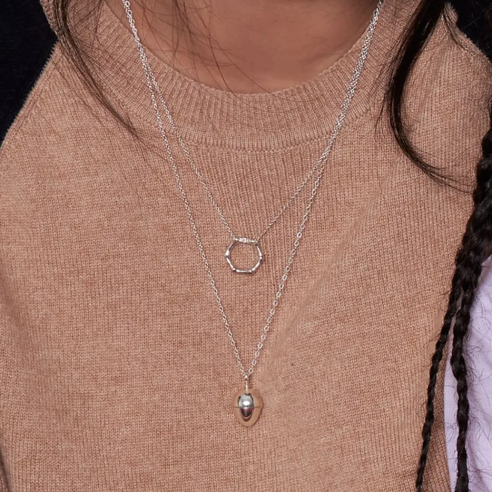 Dinny Hall Bamboo Round Slider Pendant