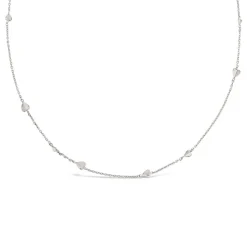 Dinny Hall Bijou Folded Heart Chain Necklace