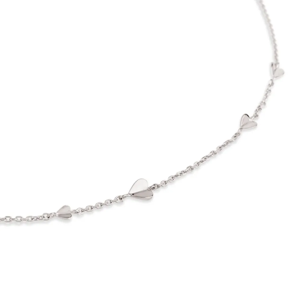 Dinny Hall Bijou Folded Heart Chain Necklace