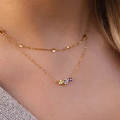 Dinny Hall Bijou Folded Heart Chain Necklace