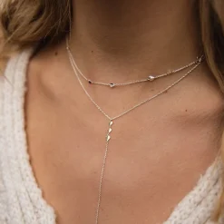 Dinny Hall Bijou Folded Heart Chain Necklace