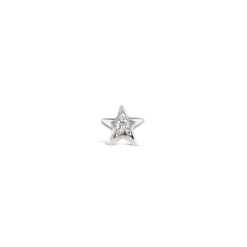 Dinny Hall Bijou Recycled Gold Single Star Diamond Stud