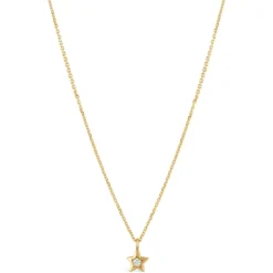 Dinny Hall Bijou Solid Yellow Gold Star Diamond Pendant