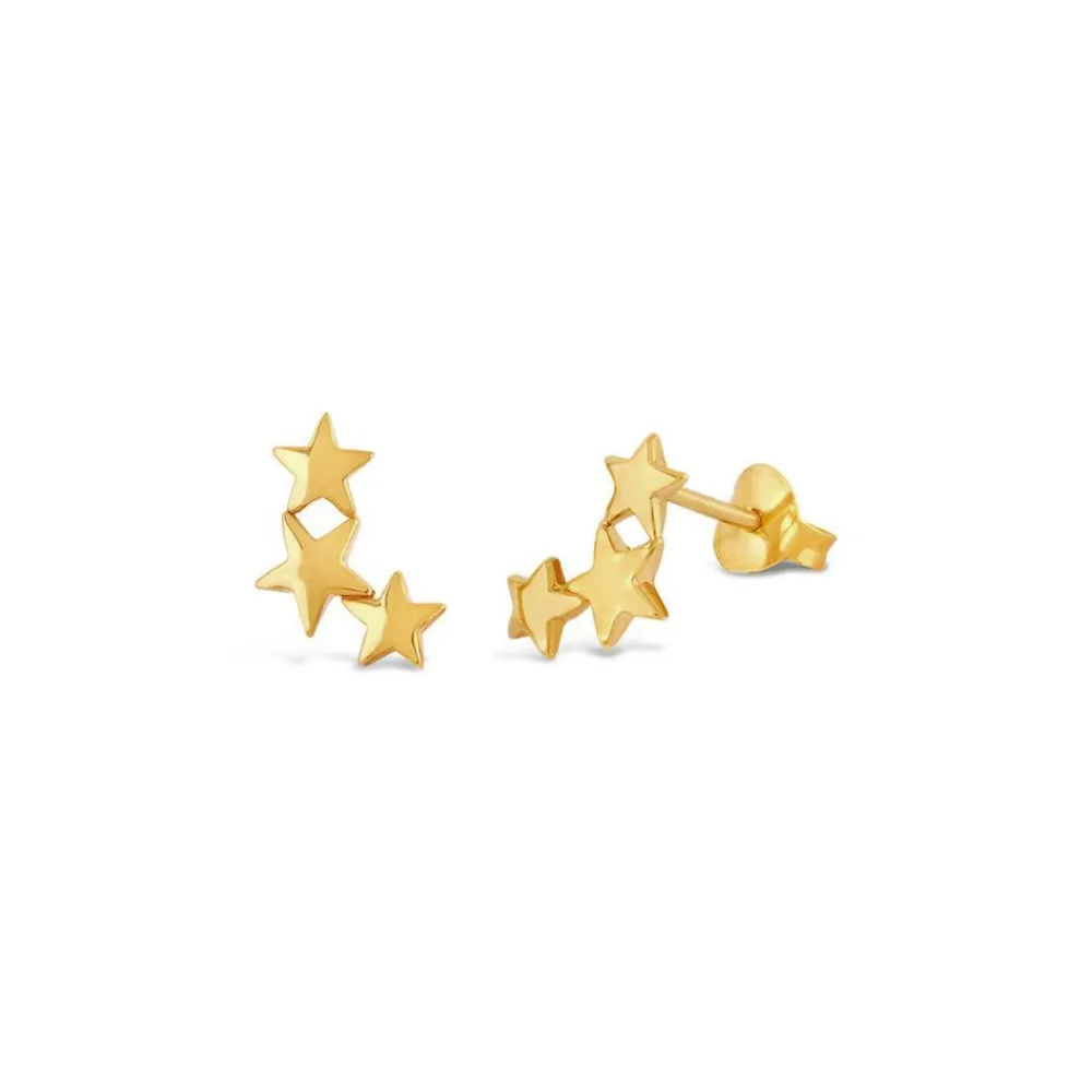 Dinny Hall Bijou Trio Of Star Studs