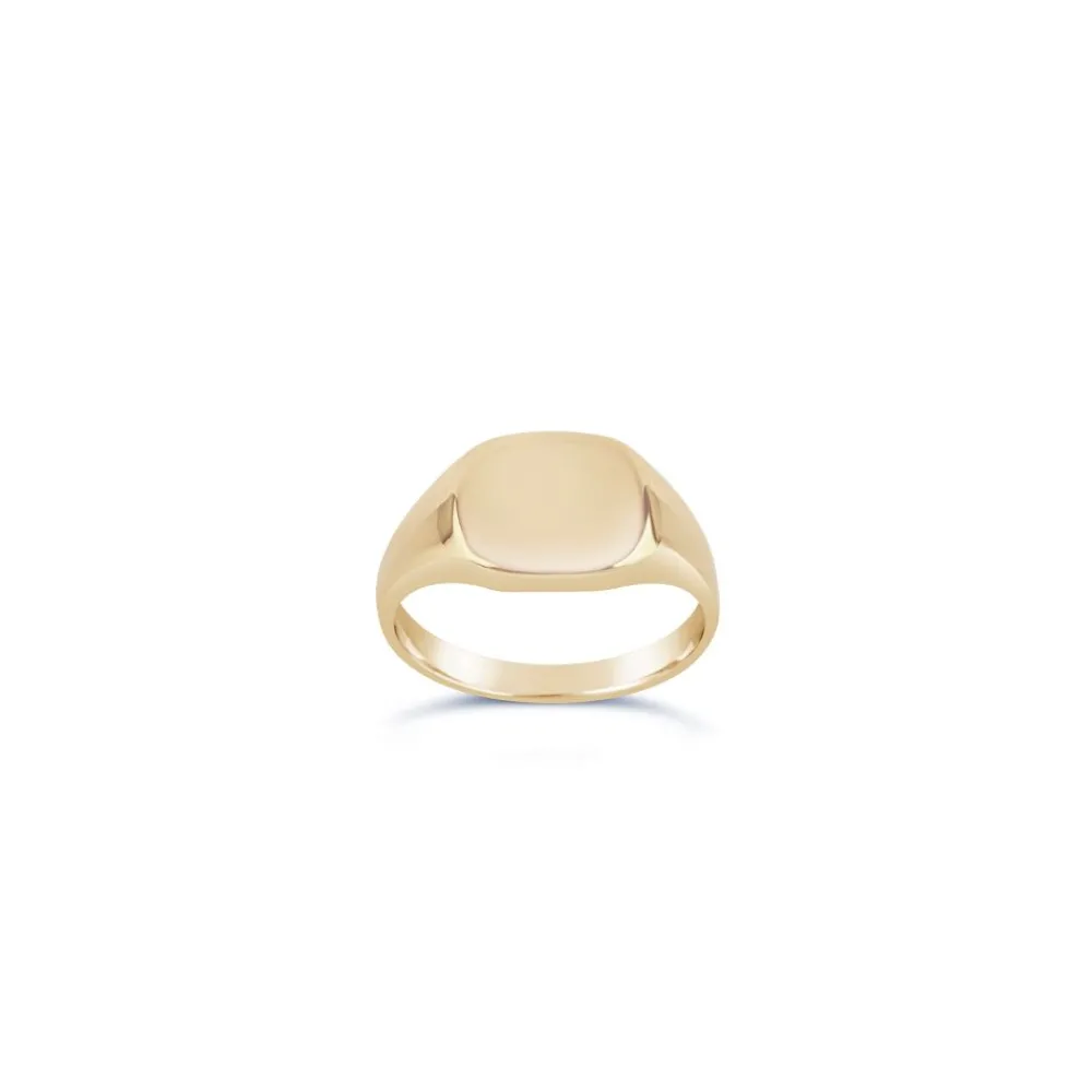 Dinny Hall Cushion Solid Gold Pinky Signet Ring
