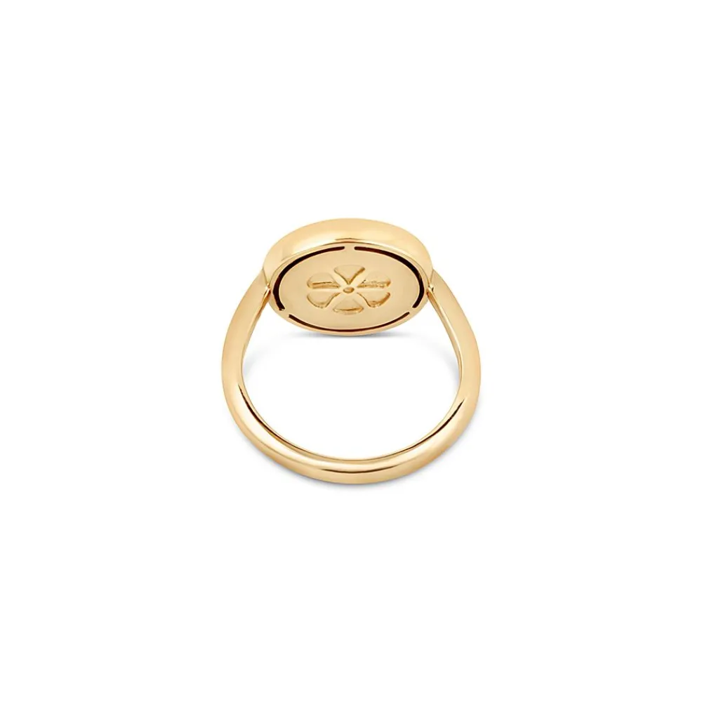 Dinny Hall Double Halo 14K Fine Pinky Ring