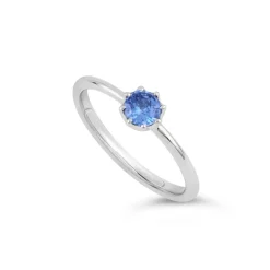 Dinny Hall Ellie 18K Fine Blue Sapphire Solitaire Ring
