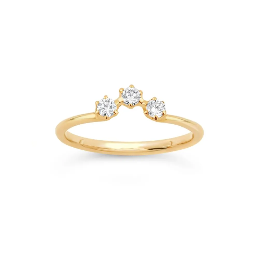 Dinny Hall Ellie 18K Fine Diamond Crown Ring