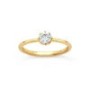 Dinny Hall Ellie 18K Fine Diamond Solitaire Ring