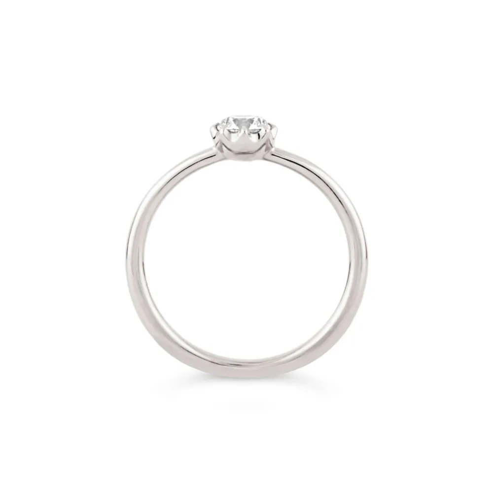 Dinny Hall Ellie 18K Fine Diamond Solitaire Ring