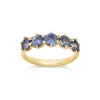 Dinny Hall Elyhara 18K Fine Blue Sapphire Five Stone Ring