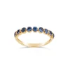 Dinny Hall Elyhara 18K Fine Blue Sapphire Half Eternity Ring