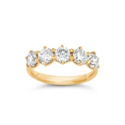 Dinny Hall Elyhara 18K Fine Diamond Five Stone Ring