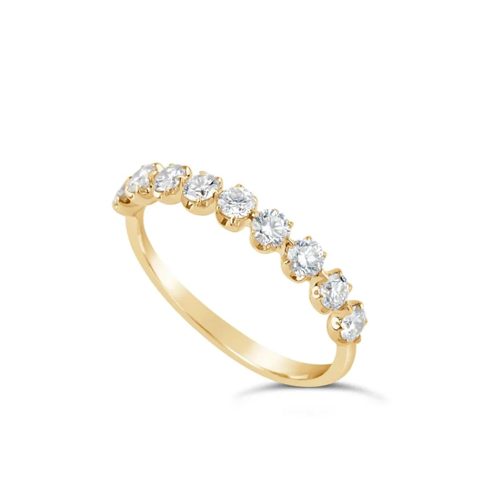 Dinny Hall Elyhara 18K Fine Diamond Half Eternity Ring