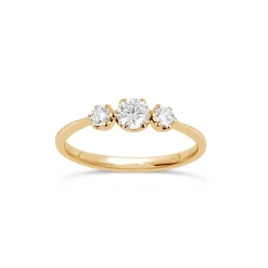 Dinny Hall Elyhara 18K Fine Diamond Small Trilogy Ring