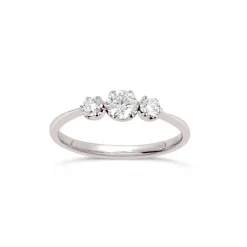 Dinny Hall Elyhara 18K Fine Diamond Small Trilogy Ring