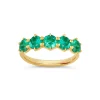 Dinny Hall Elyhara 18K Fine Emerald Five Stone Ring