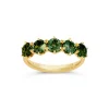Dinny Hall Elyhara 18K Fine Verdant Green Sapphire Five Stone Ring