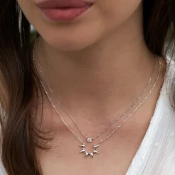 Dinny Hall Elyhara 18K White Gold 0.25Ct Diamond Pendant