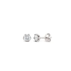 Dinny Hall Elyhara 18K White Gold Diamond Studs