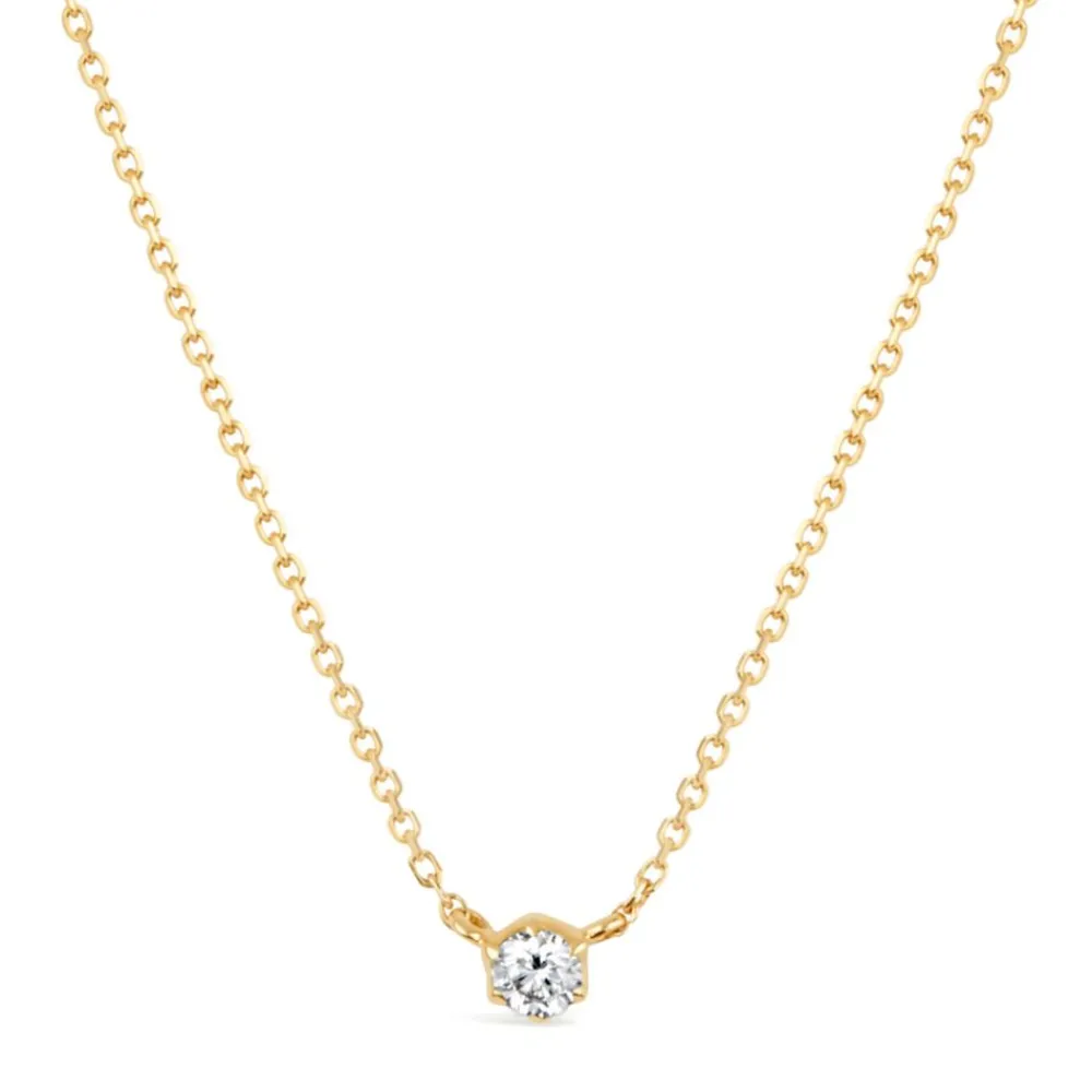 Dinny Hall Elyhara 18K Yellow Gold 0.11Ct Diamond Pendant