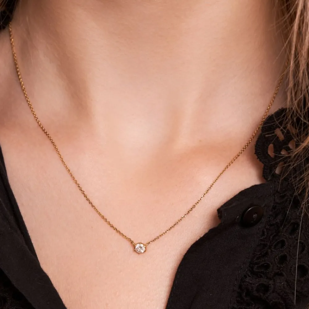 Dinny Hall Elyhara 18K Yellow Gold 0.25Ct Diamond Pendant