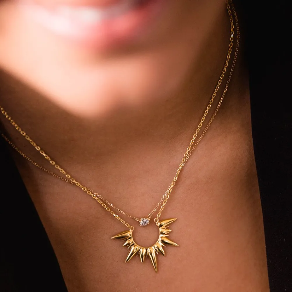 Dinny Hall Elyhara 18K Yellow Gold 0.11Ct Diamond Pendant