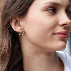 Dinny Hall Forget Me Not 9K Diamond Twist Earrings
