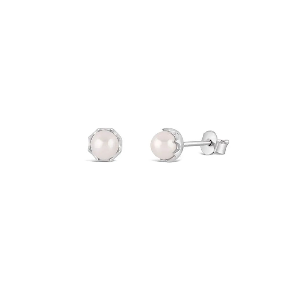 Dinny Hall Gem Drop Freshwater Pearl Studs