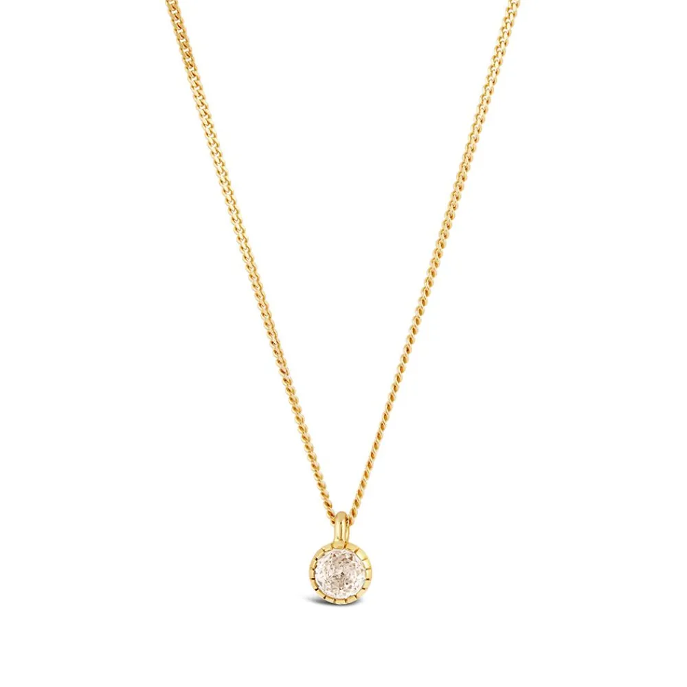 Dinny Hall Gem Drop Mini Rose Cut Pendant