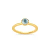 Dinny Hall Gem Drop Rose Cut Stacking Ring
