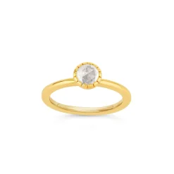 Dinny Hall Gem Drop Rose Cut Stacking Ring
