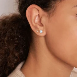 Dinny Hall Gem Drop Rose Cut Studs