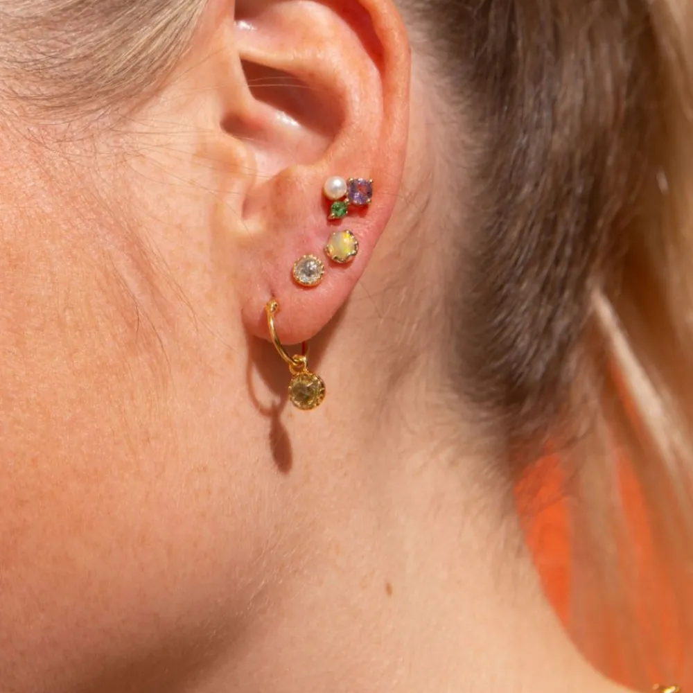 Dinny Hall Gem Drop Small Rose Cut Drops