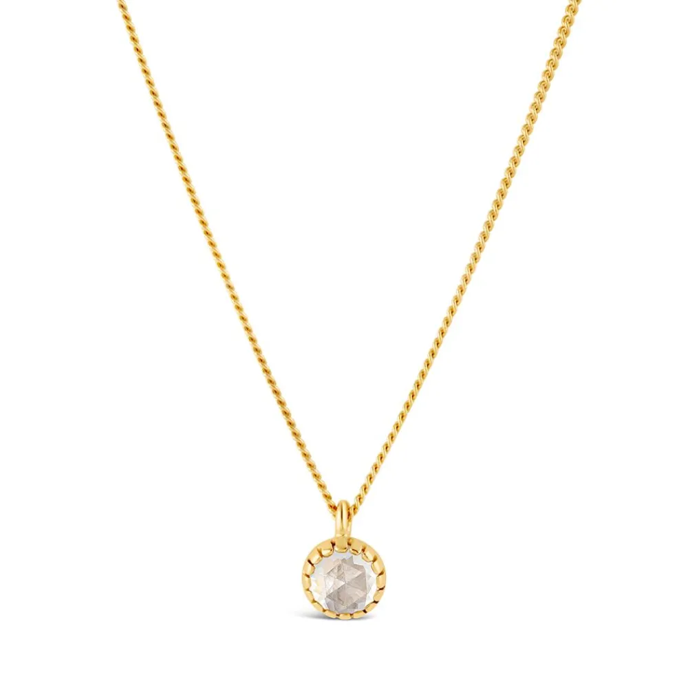 Dinny Hall Gem Drop Small Rose Cut Pendant