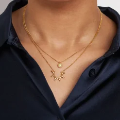 Dinny Hall Gem Drop Small Rose Cut Pendant