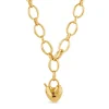 Dinny Hall Heart Padlock Necklace