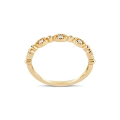 Dinny Hall Jasmine 14K Fine Diamond Set Half Eternity Ring