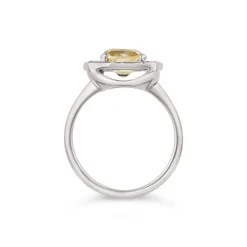 Dinny Hall Jolanda 18K Fine Lemon Yellow Sapphire & Diamond Ring
