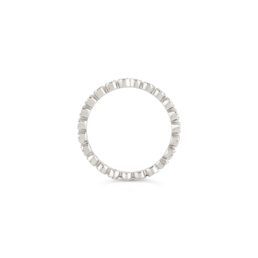 Dinny Hall 14K Diamond Forget Me Not Full Eternity Ring