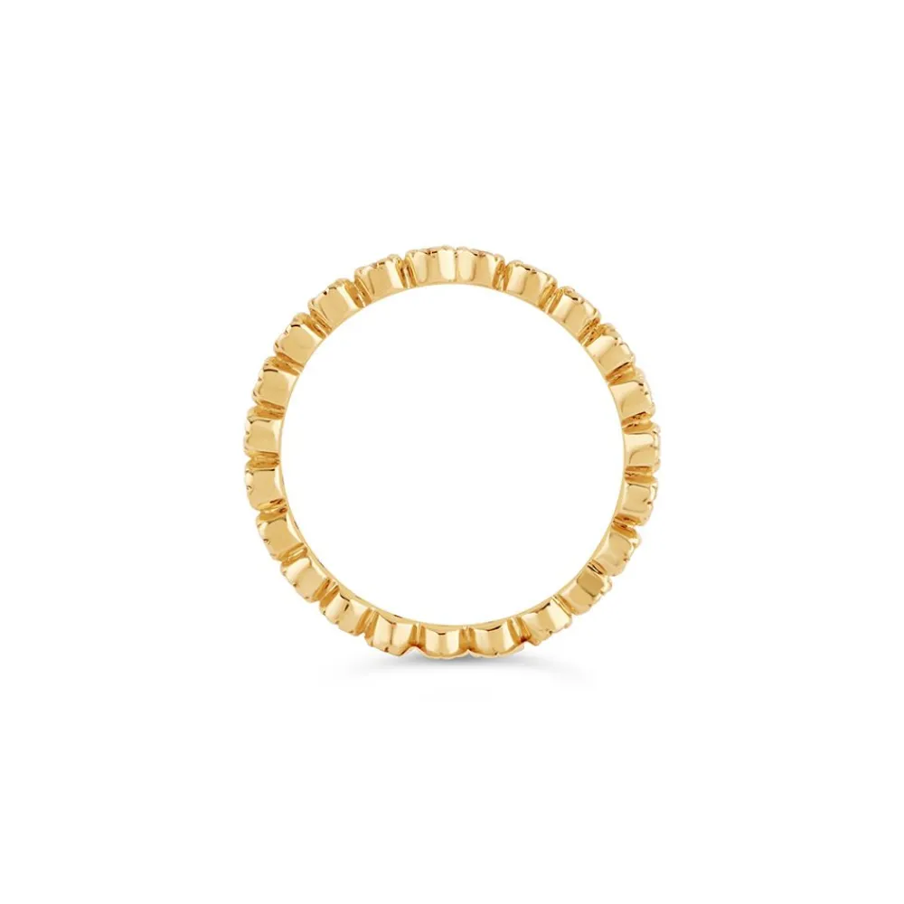 Dinny Hall 14K Diamond Forget Me Not Full Eternity Ring