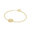 Dinny Hall 14K Diamond Jasmine Flower Wristlet
