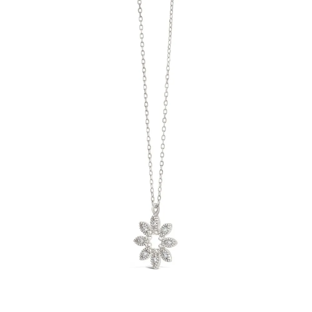Dinny Hall 14K Diamond Jasmine Flower Pendant