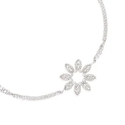 Dinny Hall 14K Diamond Jasmine Flower Wristlet