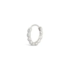 Dinny Hall 14K Diamond Rosemary Single Huggie Hoop