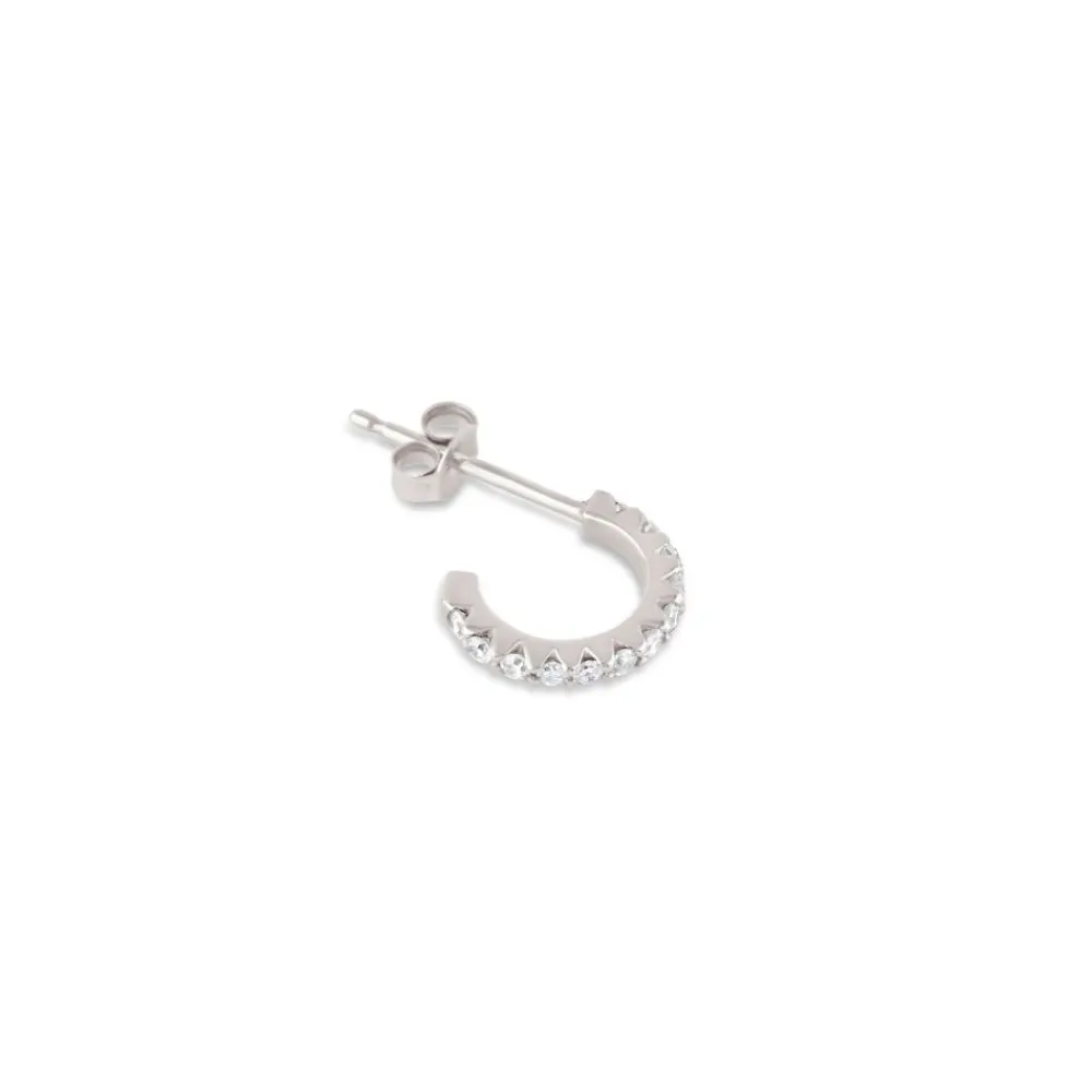 Dinny Hall 14K Diamond Rosie Mini Single Hoop