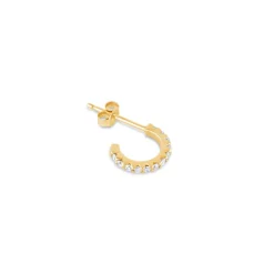 Dinny Hall 14K Diamond Rosie Mini Single Hoop
